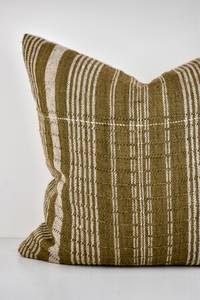 Coussins décoratifs en laine design tissés à la main confort confortable chaleur tons neutres forme carrée taille personnalisée coussins décoratifs - Product Image 3