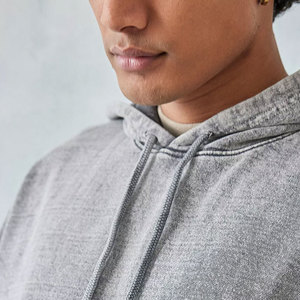 Sudadera con capucha Fabricantes Sudaderas con capucha de lavado personalizado Logotipo de parche de buena calidad Sudadera con capucha de lavado ácido desgastado de gran tamaño - Product Image 3