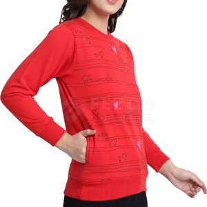 Sweat-shirts pour femmes fabriqués au Pakistan, vêtements de rue d'hiver, couleurs et logos personnalisables, devant 100% coton, design respirant - Product Image 5
