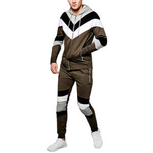 Venta al por mayor Casual Mens Sportswear Jogging Chándales Zip Up Mens Training Jogger Poliéster Chándales Para Hombres - Product Image 3