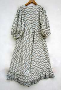 Nouvelle collection en gros Tie Dye Long Kaftan Demi-manches Rayonne Tissu Robe ample avec fente latérale Printemps Caftan Robes - Product Image 2