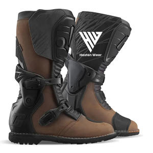 Zapatos de Motocross de Invierno de Acero Resistentes a Impactos para Pilotos Profesionales, Zapatos de Carreras de Motocicleta hasta la Rodilla de Alto Rendimiento para Hombre - Product Image 1