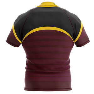 Maillot de rugby personnalisé de bonne qualité 100% maillot de rugby en polyester uniforme de rugby avec logo d'équipe personnalisé - Product Image 2