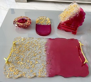 Plateaux en résine pour maisons de luxe, ajoutant des pièces d'art distinctives, améliorant l'ambiance des espaces de vie - Product Image 1