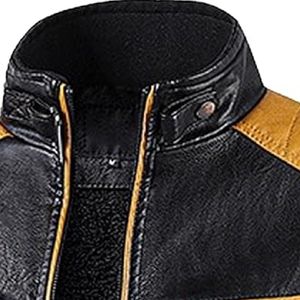 Vente en gros Veste en cuir vintage décontractée, manteau, vestes en cuir pour hommes - Product Image 2