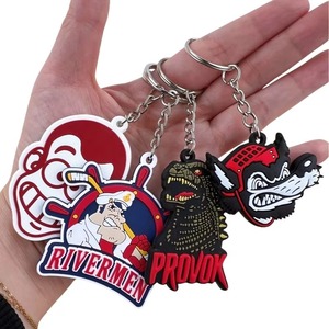 คาราบิเนอร์ยางนิ่มสำหรับเป็นของขวัญทางธุรกิจพวงกุญแจดอกไม้รูปหัวใจพร้อมเทคนิคปักโลโก้บริษัทตามสั่ง - Product Image 3