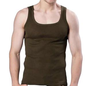 Conception personnalisée Séchage Rapide Respirant Hommes Débardeurs 100% Polyester Ras Du Cou Motif Solide Tailles Adultes Haute Qualité Actif - Product Image 6