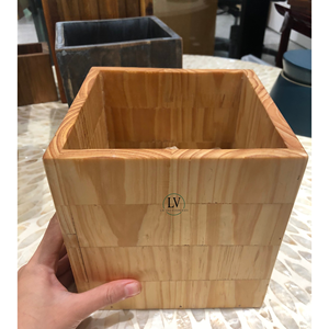 Vente en gros de pot de fleurs pour lit de jardin surélevé en bois carré de haute qualité fabriqué au Vietnam - Product Image 6