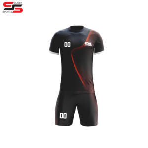 ชุดฟุตบอลเสื้อฟุตบอลสีเหลืองและสีเขียวสำหรับผู้ชายชุดฟุตบอลเสื้อสีเขียวแบบซับลิเมชันออกแบบได้ตามต้องการ - Product Image 4