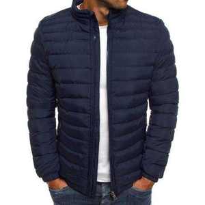Veste d'hiver lourde avec poches à fermeture à glissière à col montant-Nouveau design de veste en tissu de laine chaude et décontractée de haute qualité - Product Image 1