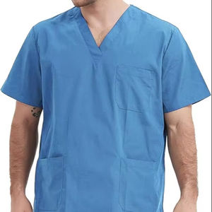Uniforme Médico de Mezclilla Unisex a la Moda, Ligero, Absorbente de Humedad, Ofrece Comodidad para Personal Médico, Opciones Personalizables - Product Image 1