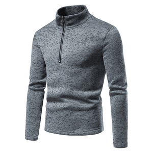 Sweat-shirt d'hiver pour homme à manches longues, col zippé, séchage rapide, sport actif, sweat-shirt pour homme 2026 - Product Image 4