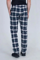 Pantalon décontracté droit en toile pour homme, respirant, longueur intégrale, taille à cordon, pyjama de nuit 100 % coton – Produit fiable