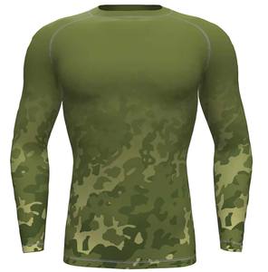 Rashguard respirant à manches longues en spandex/nylon, durable, nouvelle arrivée, étiquette privée personnalisée, meilleur matériau, faible MOQ, OEM ODM - Product Image 1