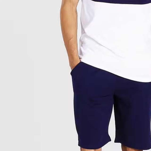 Unique Simple Style <b>Men</b> Lightweight Breathable <b>T</b>-<b>Shirt</b> & <b>Shorts</b> <b>Set</b> OEM Custom Summer Cotton <b>T</b> <b>Shirts</b> <b>and</b> <b>Shorts</b> <b>Sets</b> - Product Image 4