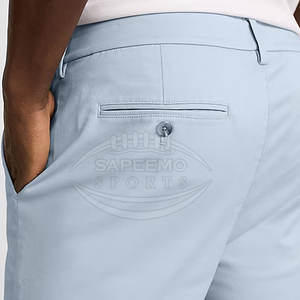 Pantalones Chinos Casuales de Lona No Tejida para Hombre, Cierre de Botones, Corte Ajustado, Resistentes al Viento, Ligeros y Elegantes para Viajes y Ropa Urbana - Product Image 6