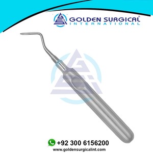 Juego de 3 Elevadores Dentales de Luxación, Elevador de Dientes, Clareador, Mango Curvo y Liso, Instrumento Quirúrgico Dental - Product Image 4