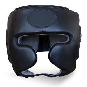Casco Protector de Cabeza de PVC y Cuero al por Mayor para Boxeo, MMA y Artes Marciales con Protector Facial, Cierre Ajustable de Gancho y Bucle, Portátil - Product Image 4