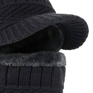 Masque de ski intégral pour homme, logo personnalisé, coupe-vent, chaud, balaclava d'hiver, 1 trou, tricot, bonnet de ski, masque pour le ski - Product Image 4