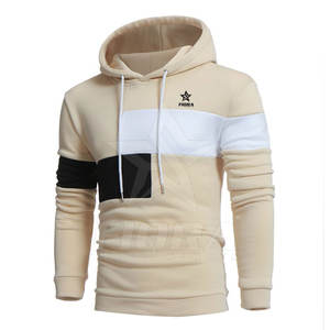 Nueva llegada de los hombres sudaderas con capucha casuales de secado rápido de poliéster/algodón de color liso a la venta para el invierno al aire libre - Product Image 2