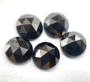 เพชรสีดำธรรมชาติ3.5มม. กุหลาบตัด-เพชรสีดำหลวมกุหลาบตัด - Product Image 1