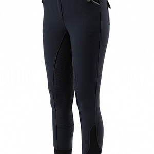 Medias de equitación para mujer, tela elástica, ajuste cómodo, cintura alta, transpirable, de secado rápido con agarre de asiento a precio barato - Product Image 4