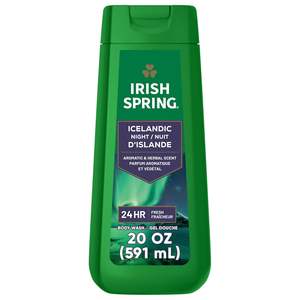 Gel de Ducha Hidratante y Refrescante Irish Spring Icelandic Night para Hombre, Frescura de 24 Horas, Sin Parabenos, Aromático, Herbal, con Vitamina E - Product Image 1
