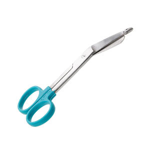 Tijeras para Vendajes de Acero Inoxidable de Buena Calidad, con Empuñadura de Plástico Verde, Diseño Profesional para Uso Quirúrgico - Product Image 3