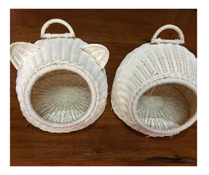 Comfy Rattan Pet <b>Bed</b>: Handcrafted Wicker Basket for Pets, Sustainable, Stylish Animal Design, Made in Vietnam/ Pet House - Product Image 2