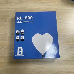 Nouveau RL-500 Anneau lumineux portable mini de <span class=keywords><strong>13</strong></span> pouces en forme de cœur pour selfie et TikTok, idéal pour la photographie - Product Image 6