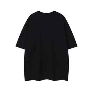 T-shirt surdimensionné en coton personnalisé pour hommes avec épaule tombante T-shirt de confort quotidien de style de rue - Product Image 2