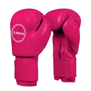 Gants de boxe en mousse lacée Training Thai Kick Boxing avec cuir de vachette évacuant l'humidité pour garçons et filles - Product Image 4