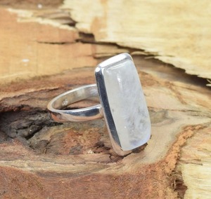 Joyería fina, anillo de piedra lunar para mujer, piedra preciosa de plata de ley sólida 925, anillo de mejor diseño, regalo para niñas con anillo de sello 925, joyería - Product Image 3