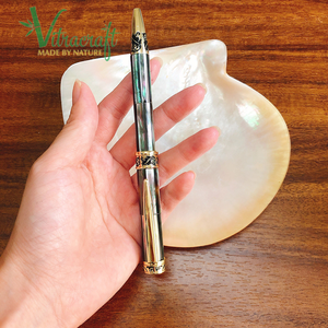 Vietnamita hecho a mano, 100% Bolígrafo Premium de alta calidad, pluma de firma de clase alta, hecha de carcasa negra natural de perla madre Vietnamita hecho a mano - Product Image 6