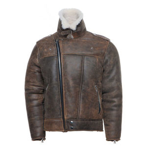 Chaquetas de Cuero para Hombre con Capucha, Suministro al por Mayor, Cuero Suave de Grano Completo, Manga Larga, Diseño de Moda, Personalización Frontal en Lona - Product Image 5