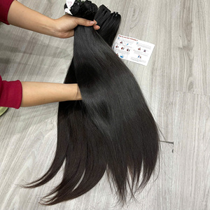 Extensions de cheveux vierges de la plus haute qualité 2026, un seul donneur, trame non traitée, un seul donneur, trame machine, peut être décolorée - Product Image 1