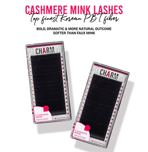 CharmLash Seamless Blend Mega <b>Volume</b> Cashmere Mink <b>Lashes</b> Mink Natural Eyelashes C CC D DD <b>Lashes</b> Extensions Wholesale Cashmere - Product Image 2