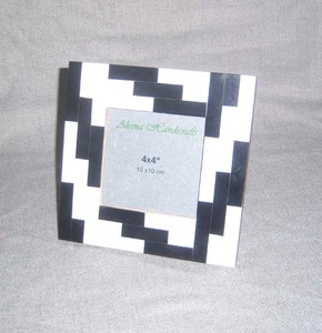 <b>Vintage</b> Bone Inlay Photo <b>Frame</b> Hand carved decorative Table Wall Decor White Theme Made of Resin crafts <b>picture</b> <b>frames</b> - Product Image 4