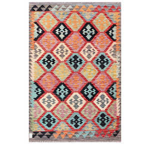 พรมกิลิม ไมมาณา อัฟกานิสถาน ขนาด 185 x 125 ซม. พรมปูพื้นและชุดพรม - Product Image 1