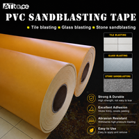 Ruban de protection en PVC pour sablage, film auto-adhésif résistant à l'abrasion pour le sablage des carreaux, du verre et de la pierre