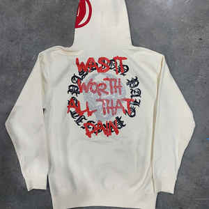 OEM 500GSM Pull à capuche unisexe à impression bouffante poids lourd 3D Impression strass Sweats à capuche surdimensionnés personnalisés - Product Image 6