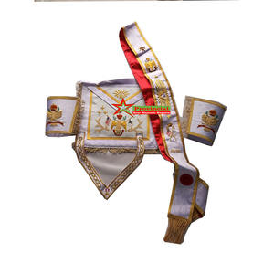 ขายส่งราคาถูก เครื่องราชอิสริยาภรณ์เมสันทำมือ ผ้าคลุมศีรษะระดับที่ 18 - อัศวินโรสครูซ ปรับแต่งสีและขนาดได้ รับผลิตตามแบบ (OEM) ของขวัญแปลกใหม่ - Product Image 2