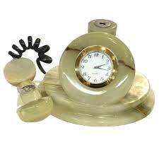 Juego de teléfono de ónix blanco, juego de Teléfono de piedra de ónix, teléfono de mármol de ónix - Product Image 4