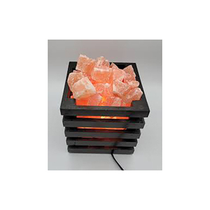 ตะกร้ากรอบไม้หิมาลายัน2025ตะกร้าหินเหล็กไฟประดับโคมไฟเกลือหินพร้อมก้อนเกลือสินค้าใหม่ - Product Image 4