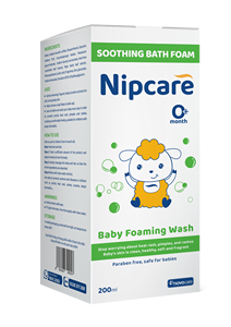 NIPCARE, la mejor calidad, lavado espumoso para bebés, limpia eficazmente los cambios de pañales durante 0-12 meses, reduce los síntomas de irritación durante el baño - Product Image 3