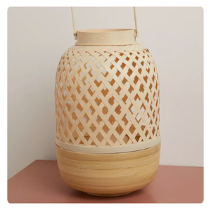 LINTERNAS BAMBÚ DECORATIVAS-HERMOSA ILUMINACIÓN PARA FIESTAS DE JARDÍN-CALIDAD PREMIUM - Product Image 1