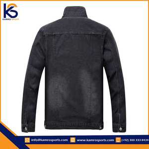 Nouveau design de veste en jean grande taille pour hommes veste en jean décontractée à séchage rapide service OME veste en jean personnalisée - Product Image 2