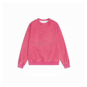 OEM al por mayor pulóver en blanco de algodón de peso pesado logotipo personalizado hombres Sudadera de cuello redondo de gran tamaño - Product Image 1