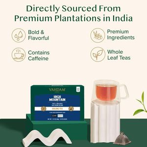 VAHDAM, High Mountain <b>Oolong</b> <b>Tea</b> Bags (30 Count) - Product Image 2