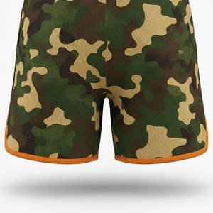 Shorts de sport pour homme en mesh sublimé, tissu respirant et doux pour la gym, la course et l'athlétisme de compétition - Product Image 3